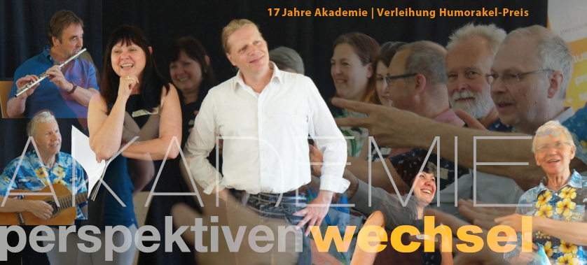 15 Jahre Akademie Perspektivenwechsel | Verleihung Humorakel-Preis